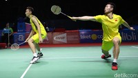 Liu Cheng/Zhang Nan merupakan unggulan tiga. Mereka merupakan juara dunia 2017.