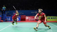Kekalahan dua gim ganda putri Indonesia ini membuat Tim Garuda tak lagi memiliki wakil di nomor ganda putri pada turnamen ini.