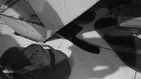 Foto: Dari lokasi polisi menyita sejumlah barang bukti. Salah satunya adalah pisau besar yang dipakai Hui Na mutilasi ibu kandungnya.