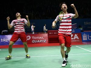 Mantap! Kevin/Marcus Tembus Semifinal