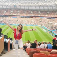 Pada postingan Instagramnya, terlihat jika Patty merupakan penggemar kebugaran dan sepakbola. Foto: Instagram