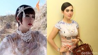 Syahrini kini menjadi salah satu selebriti yang kerap ditiru penampilannya. Namun sebelum tampil glamor, inilah salah satu penampilan Syahrini dari zaman dulu.  Foto: Dok. detikHOT