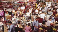 Supermarket berukuran besar di Rockville, Maryland, 1964. Istimewa/Boredpanda.