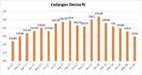 Terendah Sejak Awal 2017, Cadev RI Sudah 'Hilang' US$ 10 M