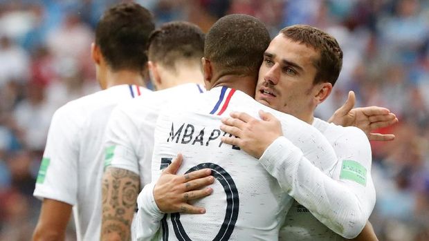 Kylian Mbappe dan Antoine Griezmann menjadi pahlawan timnas Perancis di Piala Dunia 2018.