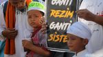 Foto: Massa Aksi 67 Bergerak Menuju Bareskrim