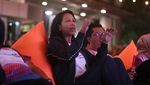 Sorakan Rini Saat Nobar Piala Dunia dengan Bos-bos BUMN