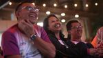 Sorakan Rini Saat Nobar Piala Dunia dengan Bos-bos BUMN