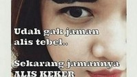 Alis keker! Jangan mau kalah ya girls bikin alisnya. (Foto: Internet)