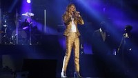 Hingga berita ini dimuat, Celine Dion masih melangsungkan konsernya di Sentul International Convention Center, Bogor, Jawa Barat. Foto: Pradita Utama/detikHOT