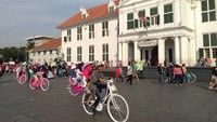 Kawasan Kota Tua, Jakarta Barat gagal menjadi situs warisan budaya dunia yang diakui UNESCO. Tapi Kota Tua tetap ramai dikunjungi warga. (Foto: Yuni Ayu Amida/detikcom)