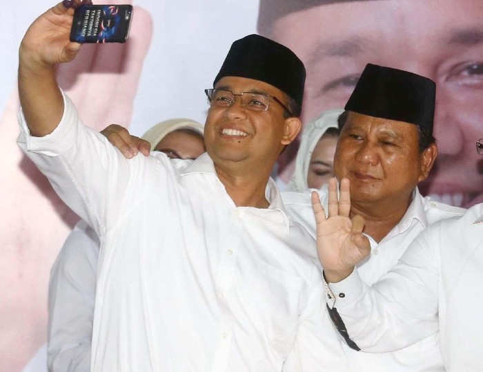 Prabowo Subianto dan Anies Baswedan