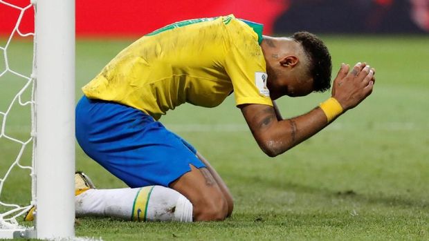 Neymar dan kawan-kawan gagal melaju ke babak semifinal Piala Dunia 2018.