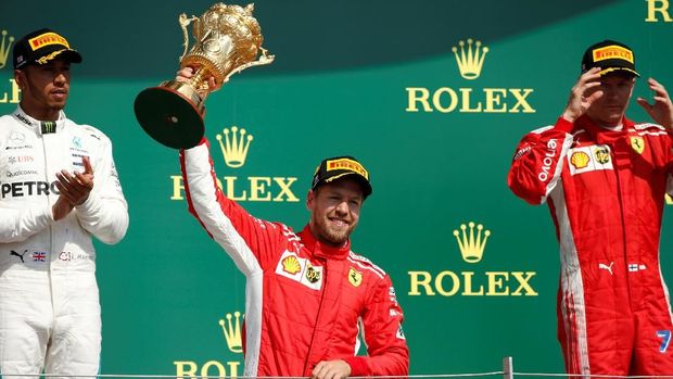 Sebastian Vettel tetap menatap positif balapan F1 GP Rusia meski ia start dari posisi ketiga.