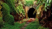 Helensburgh Station (Australia). Tampak dengan kesan arsitektur  di sisa sisa abad 19, Helensburgh Station dibuka pada tahun 1889 sebelum ditutup hanya 26 tahun kemudian. Stasiun ini di biarkan membusuk. Istimewa/Urbanghosts.
