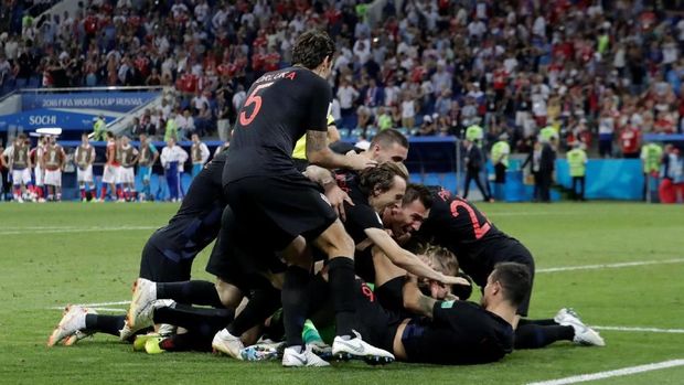  Kroasia menang 4-3 atas Rusia dalam babak adu penalti 