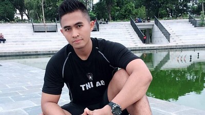 Mustafa Habibi, Sosok TNI Ganteng yang Punya Tubuh Atletis