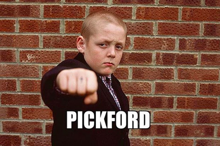 Aksi Jordan Pickford dalam Deretan Meme Lucu