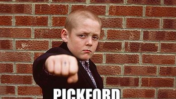 Pickford seolah tembok tebal yang sukar ditembus. Foto: istimewa