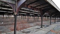 Stasiun Liberty State Park (New Jersey). Dibangun pada tahun 1889, stasiun yang terdaftar secara historis ini mengelola prestasi brilian karena ditinggalkan nasmun masih sangat indah. Istimewa/Urbanghosts.