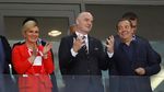 Ekspresi Presiden Kroasia Saat Timnas Kalahkan Rusia di Piala Dunia