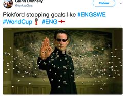 Aksi Jordan Pickford dalam Deretan Meme Lucu