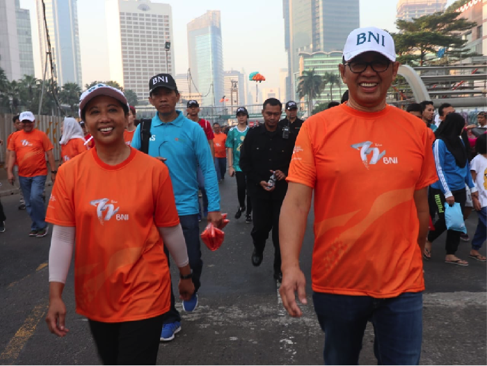 BNI Ajak Pegawai Menyumbang di Puncak Acara HUT ke-72