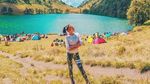 Pelukan Mesra Alyssa Daguise untuk Al Ghazali di Bromo