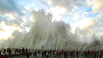 Hasil dari kekuatan penangkal ombak. Foto: Brightside