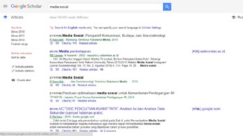 Google Scholar: banyak mahasiwa yang sudah tidak asing dengan produk Google yang satu ini. Hanya dengan memasukkan kata kunci yang diinginkan, Google Scholar dapat mencari artikel dan jurnal akademis untuk kebutuhan riset, laporan, atau tugas Anda.Foto: Internet