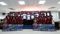 Kontes SMK ini menggunakan metode pengujian standar Yamaha, sehingga diharapkan siswa yang berhasil menjuarai kontes ini pun kualitasnya sekelas teknisi Yamaha. Dari 47 siswa yang bertanding, Hendri Firmansyah dari SMK NU Maarif Kudus, berhasil mengumpulkan poin tertinggi dan keluar sebagai Juara Pertama Kontes SMK ini. Dok. Yamaha.