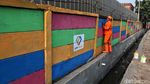 Tembok di Jalan RE Martadinata Dipercantik