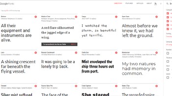Font Gratis: Google menyediakan berbagai font yang bisa Anda unduh dan gunakan secara gratis. Dari font yang formal sampai yang edgy ada disini. (Foto: Internet)