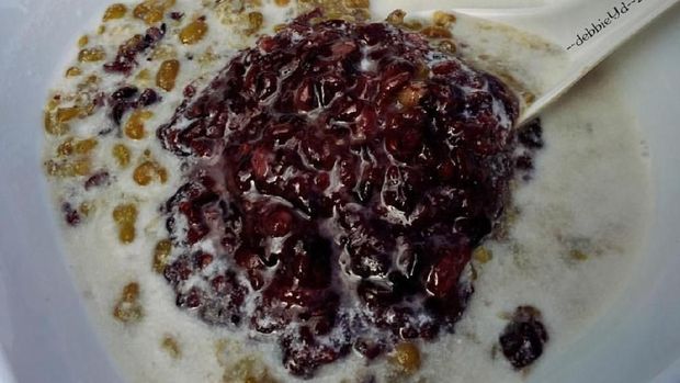 Bubur kacang hijau.