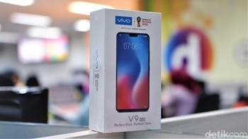 Vivo V9 RAM 6 GB mulai dijual 6 Juli lalu. Foto: Adi Fida Rahman/detikINET