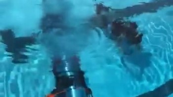 Tes tersebut dilakukan di kolam renang milik Palisades Charter High School, Los Angeles, Amerika Serikat. Foto: Twitter/ElonMusk