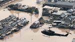 Foto: Parahnya Kerusakan Akibat Banjir Dahsyat di Jepang