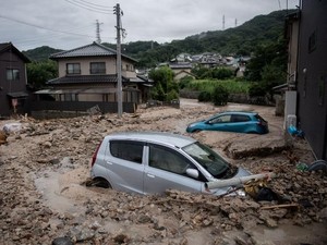 Petaka Banjir Jepang Tewaskan 200 Orang Lebih