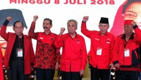 Beginilah kondisi dan suasana Halal bihalal antar kader PDI perjuangan di Jakarta. Foto: dok. PDI Perjuangan