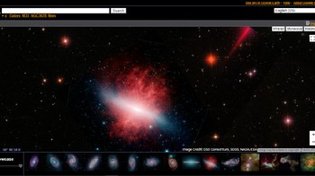 Google Sky: ingin tahu apa yang astronot lihat di luar angkasa melalui komputer anda? Coba akses Google Sky. Dengan tampilan beresolusi tinggi yang diambil langsung dari satelit-satelit NASA, Sloan Digital Sky Survey, dan Teleskop Hubble, Google Sky adalah peta luar angkasa yang dapat menunjukan detail dari bintang, konstelasi, planet, dan bulan. (Foto: Internet)