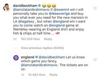 Apakah David Beckham Jadi Traktir Ibrahimovic 'Fish and Chips'?