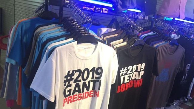 Geliat Bisnis Kaos Politik di Tanah Abang