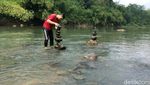 Foto: Serunya Rock Balancing di Sungai Citanduy Ciamis