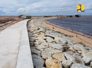 Tak Cuma Jakarta, Pengaman Pantai Juga Dibangun di Perbatasan