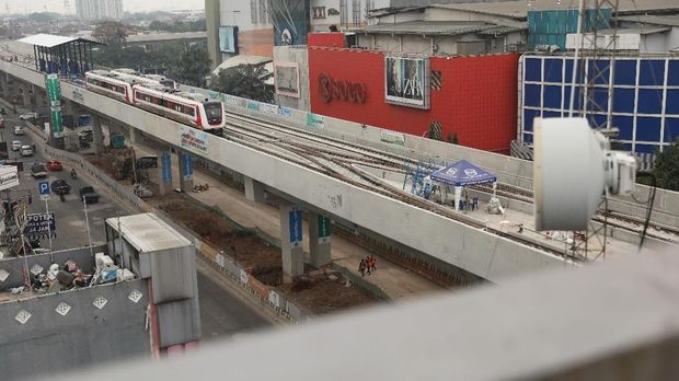 Ditarget Tuntas 2019, Pembangunan LRT Jabodebek Baru 49,1%