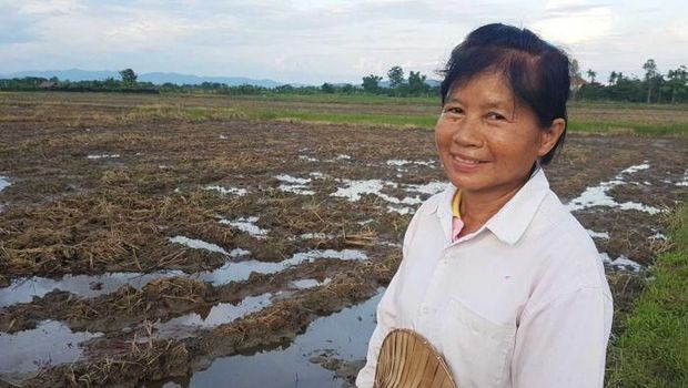 Petani rela sawahnya rusak / 