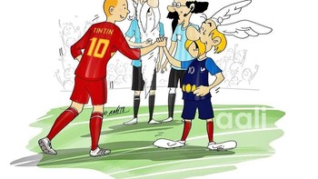 Hal tersebut disebabkan Tintin berasal dari karya kartunis asal Belgia, sedangkan Asterix merupakan hasil tangan komikus Prancis. Foto: Istimewa