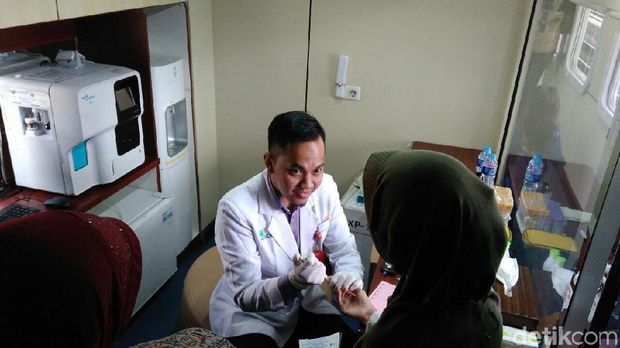 Ada di Purworejo, Cek Kesehatan Gratis di Dalam Gerbong Kereta