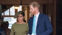 Pangeran Harry dan Meghan Markle pun turut menghadiri upacara pembaptisan sang keponakan. Dominic Lipinski - WPA Pool/Getty Images.