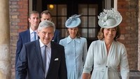 Kedua orang tua Kate Middleton, Michael Middleton dan Carole Middleton pun terlihat hadir dalam perayaan tersebut. Dominic Lipinski - WPA Pool/Getty Images.
